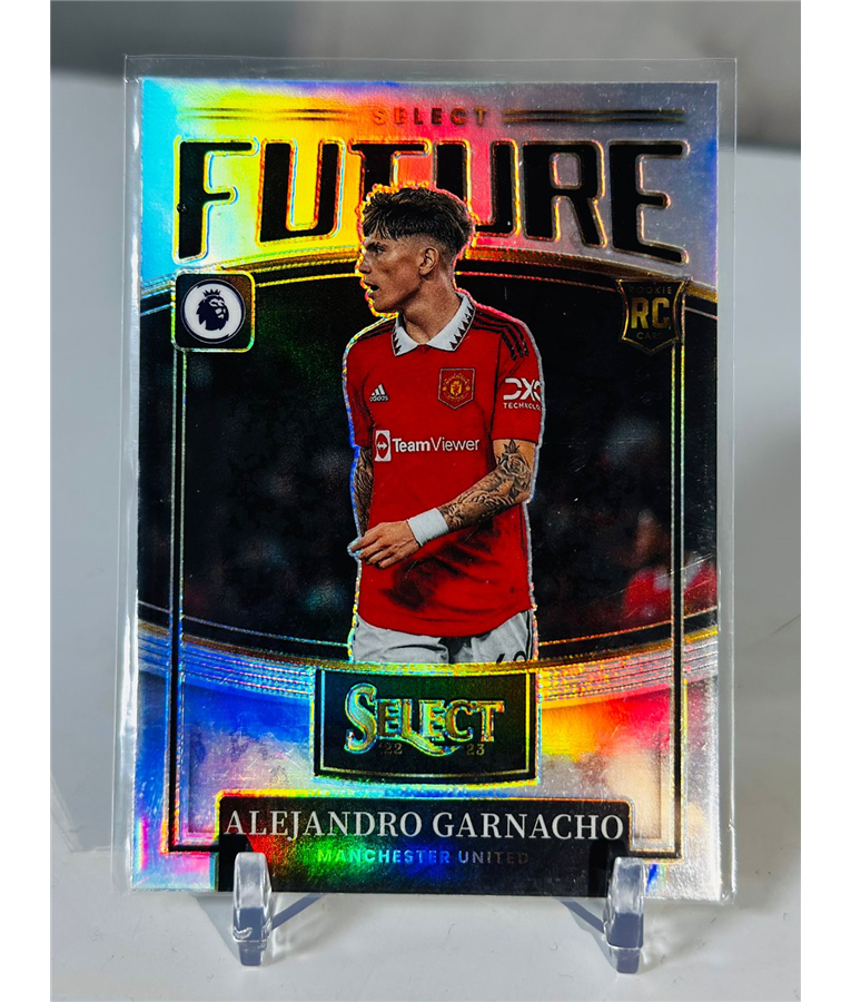 2022-23 Panini Select EPL Future Silver Alejandro Garnacho 