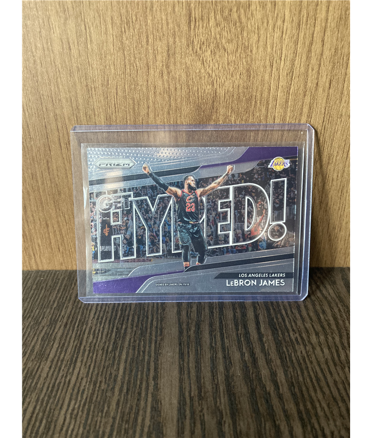 Lebron James Prizm Get Hyped Card Center