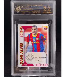 00 - 2012 Panini Barcelona Dani Alves (N�O � AUTO) RPA Graded