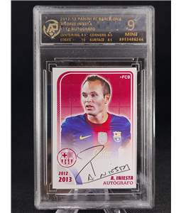 00 - 2012 Panini Barcelona Iniesta (N�O � AUTO) RPA Graded