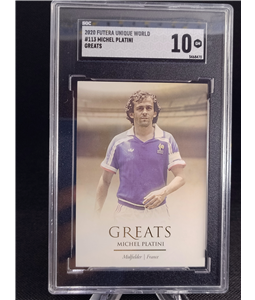 00 - 2020 Futera Unique Michel Platini Fran�a SGC 10