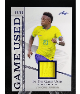 00 - Leaf Relic Vin�cius junior Brazil In The Game Used
