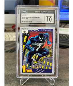 1991 Marvel Universe Series II Impel #58 Venom CGC Gem 10