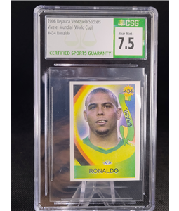 2006 Reyauca Venezuela Sticker Vibe El Mundial Ronaldo CSG 7.5