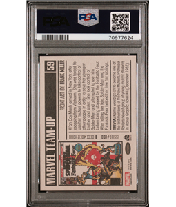 2012 MARVEL: BRONZE AGE MARVEL TEAM - UP #59 PSA 9