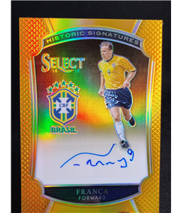 2016-17 Panini Select Franca Auto Orange 61/75 Brazil