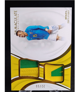 2018 Immaculate Paulinho Relic Patch 22/50 Corinthians Brazil