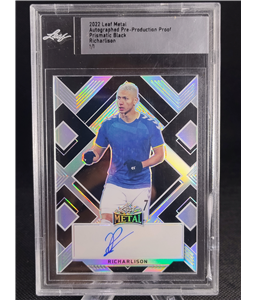 2022 Leaf Metal Richarlison auto prismatic Black 1/1