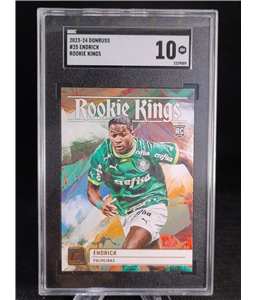 2023-24 Endrick Panini Donruss #25 Rookie Kings RC SGC 10