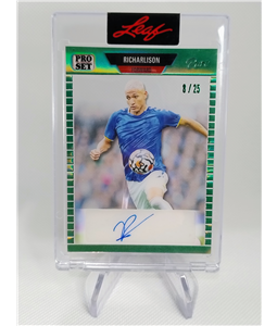 2023 Leaf Pro Set Pure Richarlison Green Auto 8/25 #PCTH