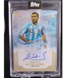 2025 Topps Leyendas Argentina Walter Samuel Auto /49