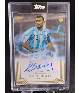 2025 Topps Leyendas Argentina Walter Samuel Auto /99