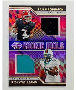 Bijan Robinson & Rick Williams dual patch