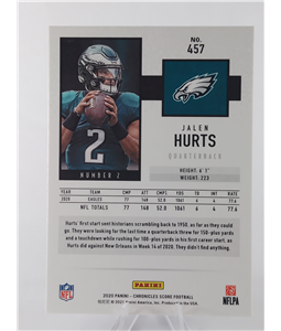 Jalen Hurts - Rookie Card