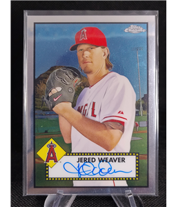 Jered Weaver Auto Los Angeles Angels