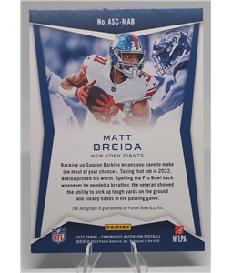 MATT BREIDA
