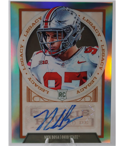 Nick Bosa - Rookie autografado