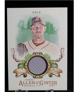 Topps Allen & Ginter Chris Sale Relic Card