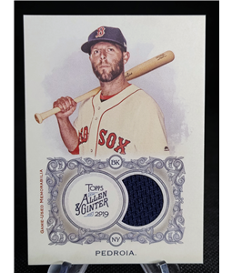 Topps Allen & Ginter Dustin Pedroia Relic Card
