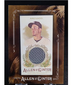 Topps Allen & Ginter Nolan Arenado Relic Card